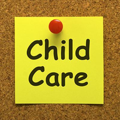 childcare post-it note