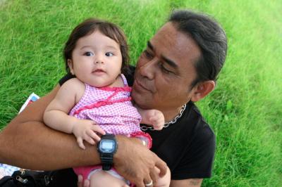 dad with daughter