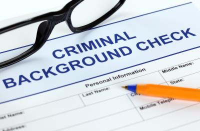 Image of background check form