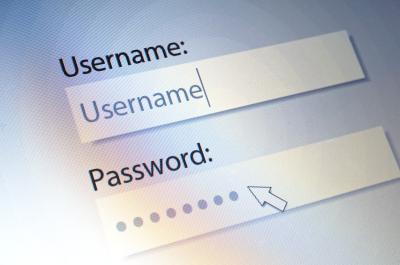logon with username and password fields shown