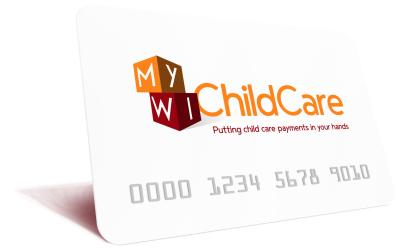 3D image of MyWIChildCare EBT Card