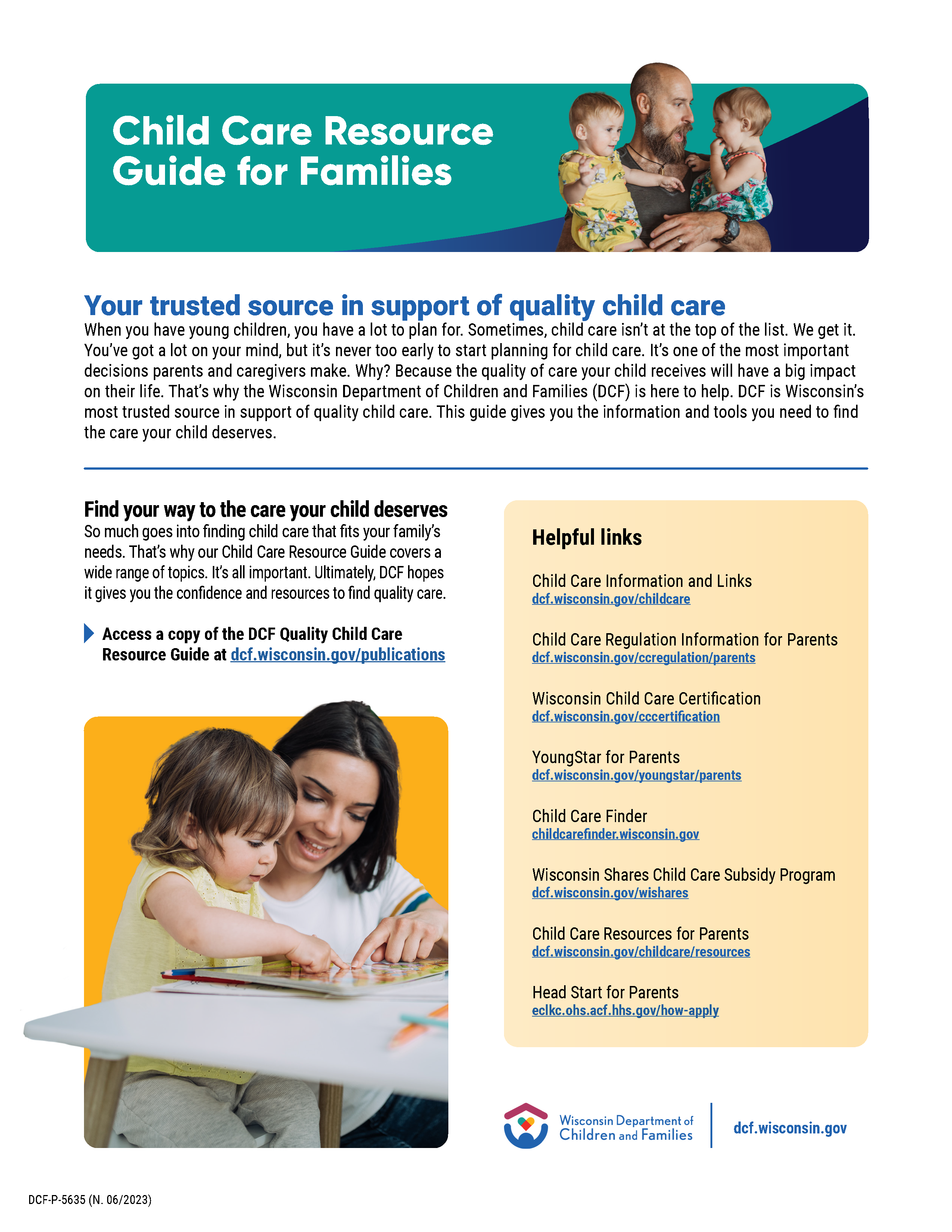 child care resource guide snapshot