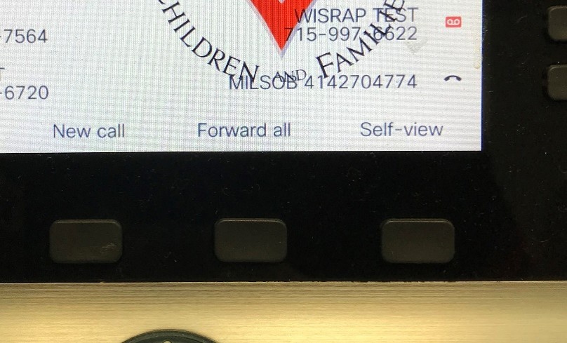 Forward all button on phone