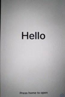 hello screen