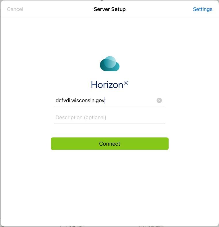 login page
