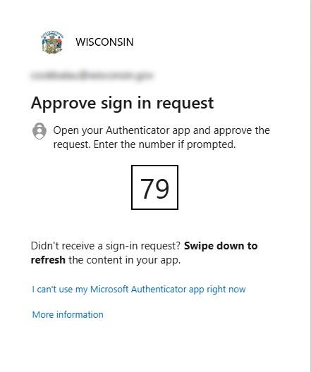sign-in approval request