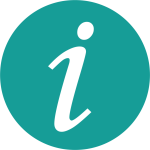 teal information icon