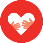 heart and hands icon