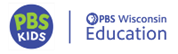PBS brand logo and the words, "PBS Wisconsin Education"