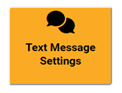 Text Message Settings Button Screenshot