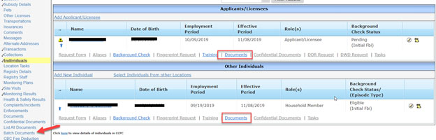 Background Checks Batch Documents screenshot