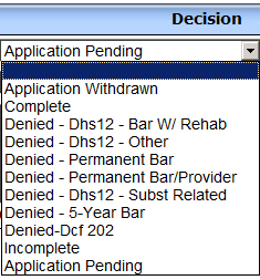 WISCCRS Decision Dropdown Image